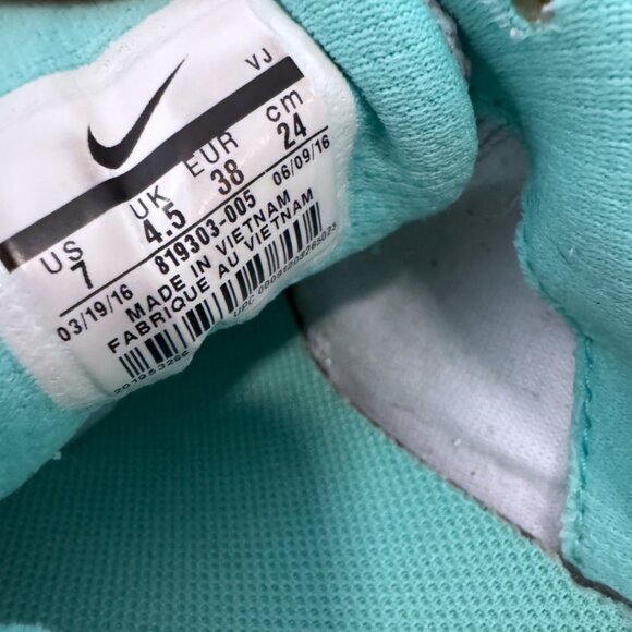 NIKE Revolution 3 Gray Aqua Running Athletic Sneaker Shoes Women's Size 7 - Picture 6 of 12